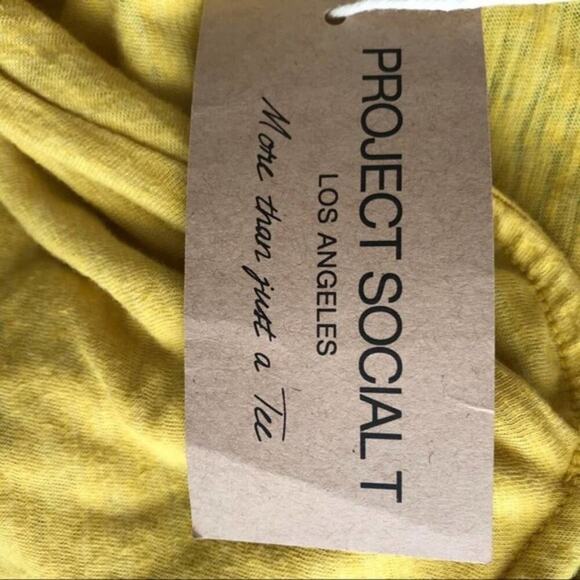 Project Social T | NEW Yellow Knot Front Tank - Picture 4 of 6